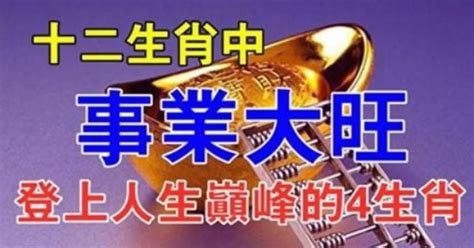 12生肖中，今年後半年運從天降，事業大旺，登上人生巔峰的4生肖！ 有錢人這麼想