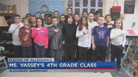 Ms Vasseys 4th Grade Class At Blacksburg Elementary Youtube