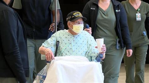 104 Year Old Wwii Veteran Survives Covid 19 Released From Hospital On