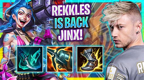 Rekkles Brings Back Jinx Fnc Rekkles Plays Jinx Adc Vs Aphelios