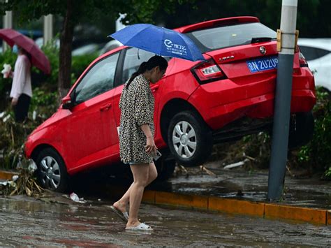 FOTO Horornya Banjir Akibat Hujan Berhari Hari Di China 11 Orang