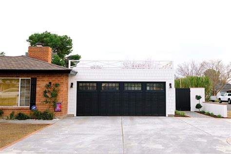 Flat Roof Garage Design Idea and Open-Air Garage - Diana Elizabeth