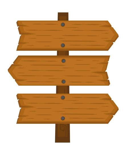 Wooden Sign Arrows Vector Art At Vecteezy