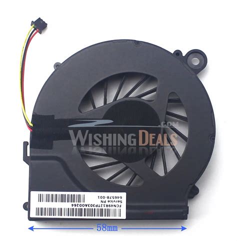 3 Wire Pin Laptop CPU Fan For HP Pavilion G6 1159er G6 1160er G6 1162er