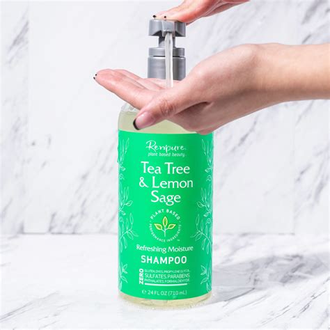 Tea Tree And Lemon Sage Refreshing Moisture Shampoo Renpure