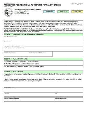 Fillable Online Oag Ca Bgc Application For Additional Authorized