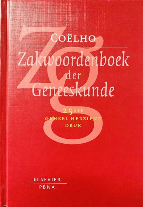 Zakwoordenboek Der Geneeskunde Paulo Coelho Boeken Bol