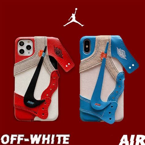 Luxury Leather Nike Aj Shoes Case For Iphone 12 11 Pro Max X 8 7 Plus