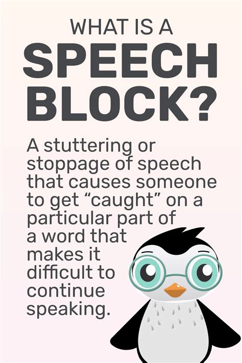 What is a Speech Block?