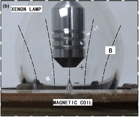 A Schematic Diagram Of The Experimental Setup B Xenon Lamp And