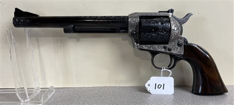 UBERTI 1873 CATTLEMAN HAND-ENGRAVED IN .45 COLT - RESTRICTED - Kidd