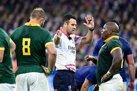 Photo Ben O Keeffe Arbitre Coupe Du Monde De Rugby France 2023