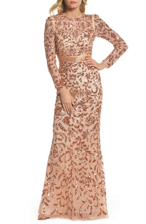 Mac Duggal Beaded Gown Nordstrom