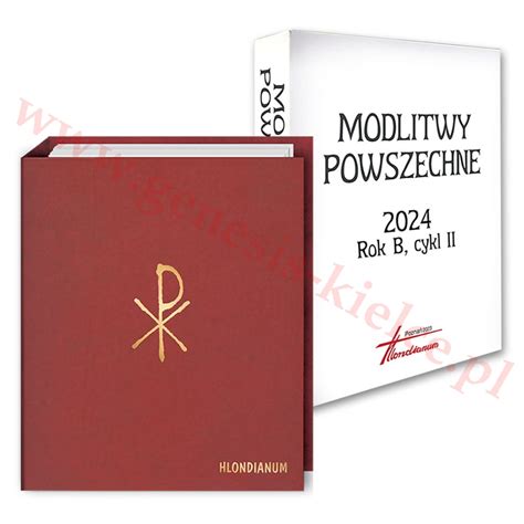 Modlitwy Powszechne Na Rok Liturgiczny B Komplet Genesis