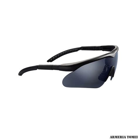 Occhiali Swiss Eye Raptor Rubber Black Lens Smoke Armeria