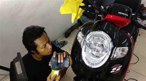 Coating Motor Honda Scoopy Sio Sibc Nano Ceramic Paint Protection