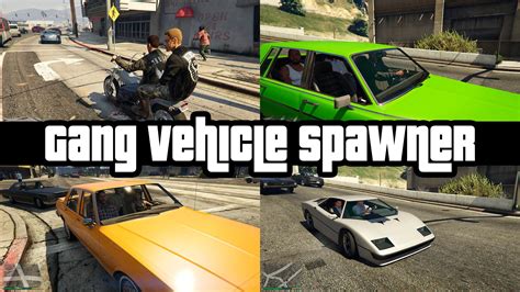 Gang Vehicle Spawner GTA5 Mods