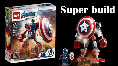 Lego Marvel Captain America Mech Armour Lego Speed Build Review