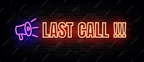 premium vector  call neon signs vector design template