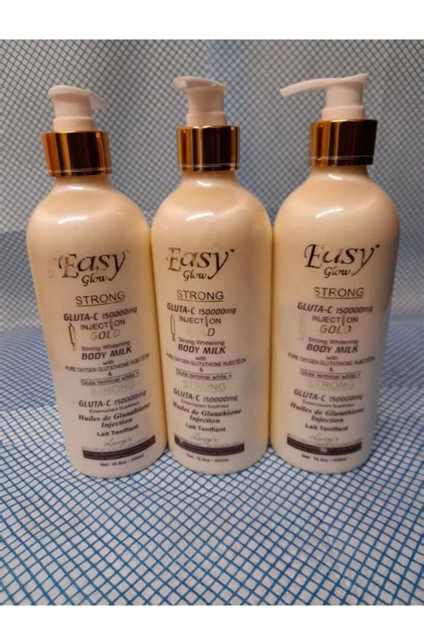 Easy Glow Strong Gold Whitening Body Milk Lotion Ml Aogom Collection