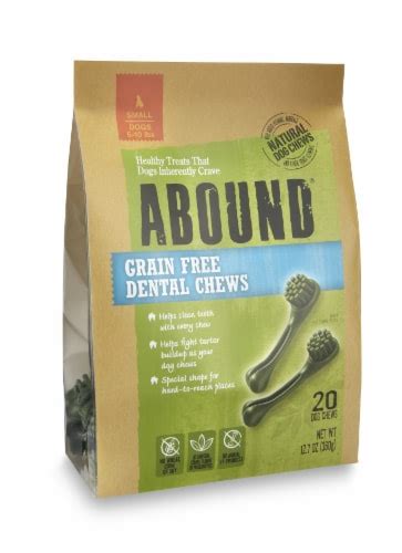 ABOUND® Grain Free Small Dental Chews Dog Treats, 20 ct - Kroger