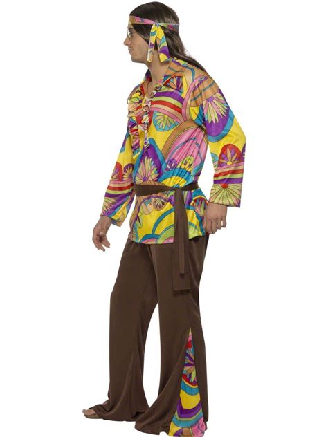 Adult 60s Psychedelic Hippy Costume 32032 Fancy Dress Ball