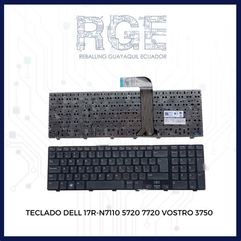 TECLADO PARA LAPTOP DELL 17R N7110 5720 7720 VOSTRO 3750 Reballing