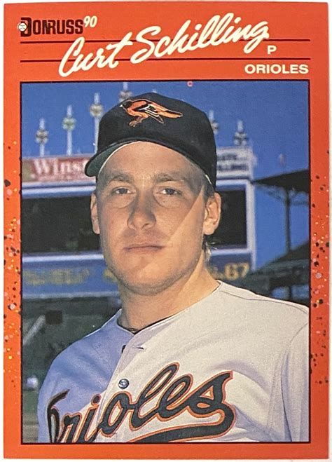 Curt Schilling 1990 Donruss Baltimore Orioles Baseball Card Kbk Sports