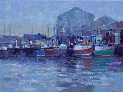 Troon Harbour – Signed Print | The Framework Gallery Troon