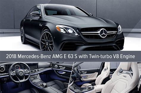 2018 Mercedes-Benz AMG E 63 S with Twin-turbo V8 Engine ...