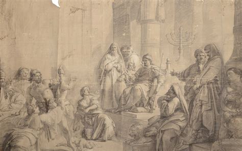 Francesco Podesti Ancona 1800 Roma 1895 Studio Per Il Dipinto Il