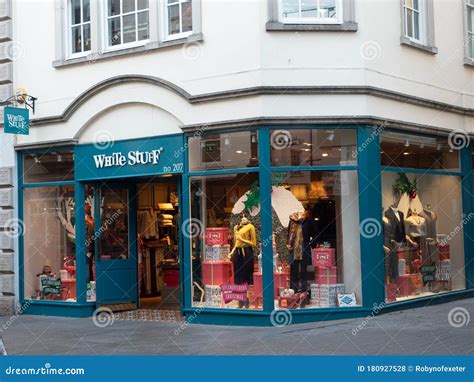 The White Stuff Logo Hanging From A Shop In The Uk Editorial Photo