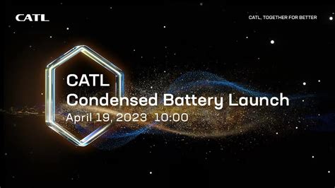 CATL Condensed Battery Launch YouTube