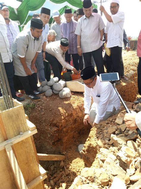 Letakkan Batu Pertama Masjid Ulil Amri Manggala Ini Harapan Danny