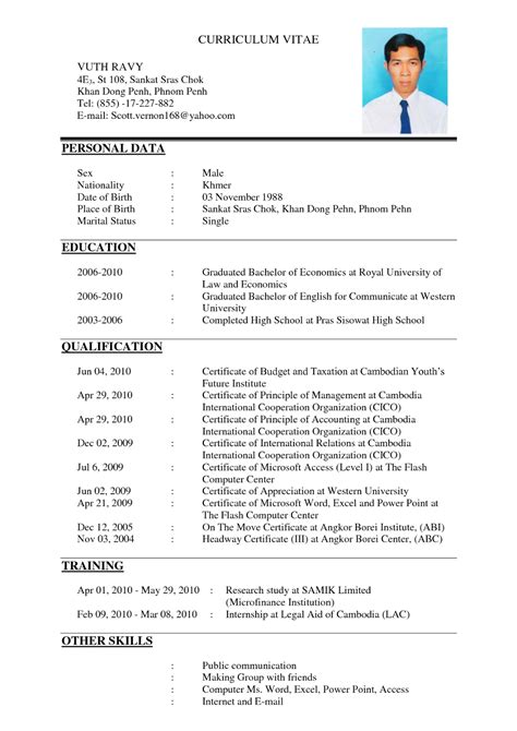 Cara Membuat Cv Dalam Bahasa Inggris Dengan Baik Dan Benar