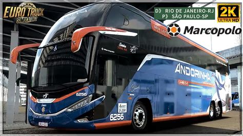 MOD BUS ETS 2 SIMULATION MARCOPOLO PARADISO G8 LD LOW DRIVER SCANIA