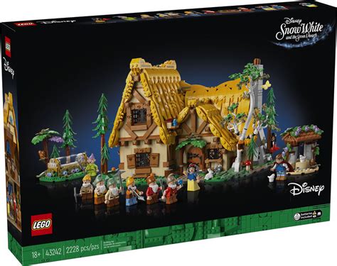 LEGO Disney Snow White And The Seven Dwarfs Cottage 43242 Officially