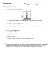 More Thermo Practice Worksheet Docx More Thermo Practice Name Period