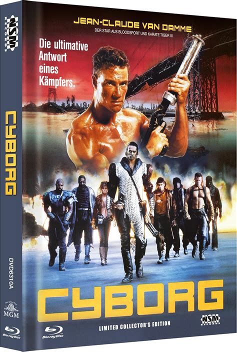 Amazon Cyborg Uncut Blu Ray Dvd Auf 999 Limitiertes Mediabook Cover