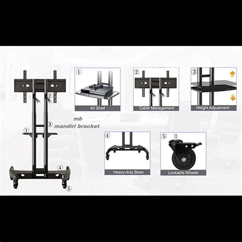 Jual Bracket Tv Braket Tv Stand Berdiri Merk Fase Fb Versi Nb Ava