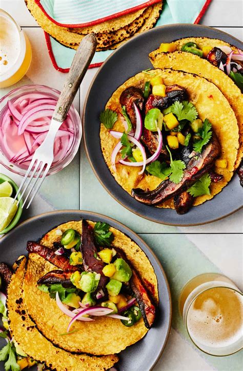 Mushroom Tacos Recipe Love And Lemons Pecoin