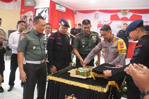 Pesan Danyon Ichsan Di Syukuran HUT Ke 78 Korps Brimob Polri Jajaran