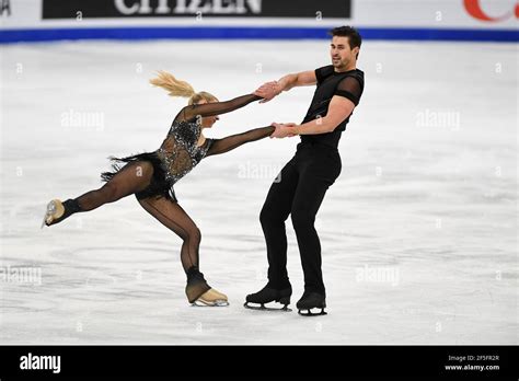 Madison HUBBELL & Zachary DONOHUE USA, during Ice Dance Rhythm Dance at ...