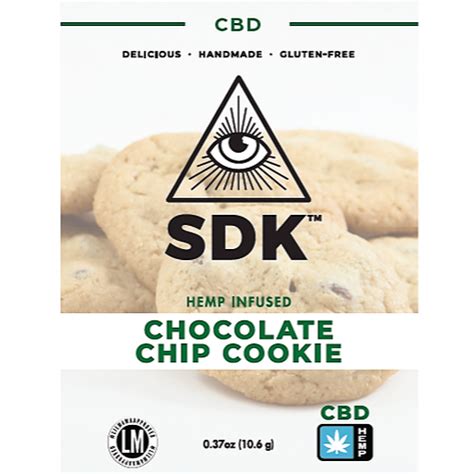 Sdk Snacks Cbd Chocolate Chip Cookie 50mg Leafly