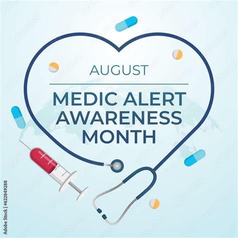 Vetor De Medicalert Awareness Month Medic Alert Awareness Month