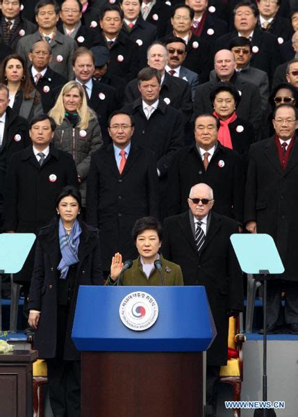 S Koreas First Female President Takes Office Cn