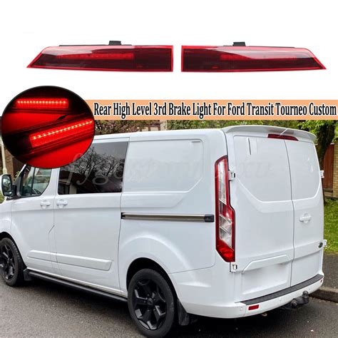 High Level 3rd Brake Stop Red Led Light For Ford Transit Tourneo Custom 2012 Up Ebay