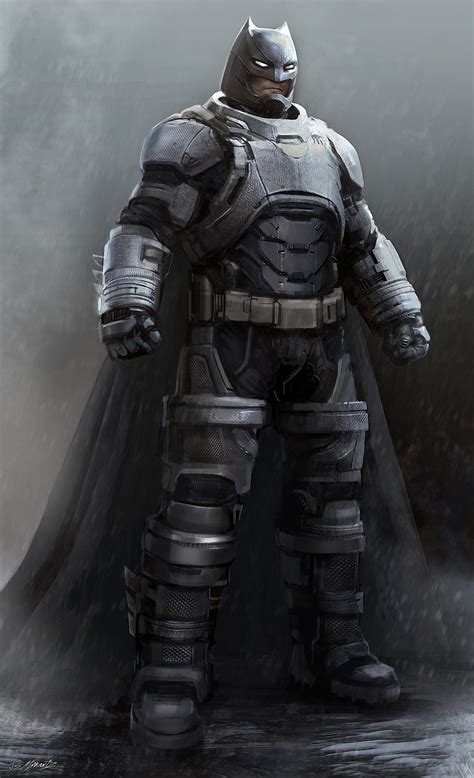 Batman V Superman Concept Art Reveals Early Design For Dark Knight S Armor