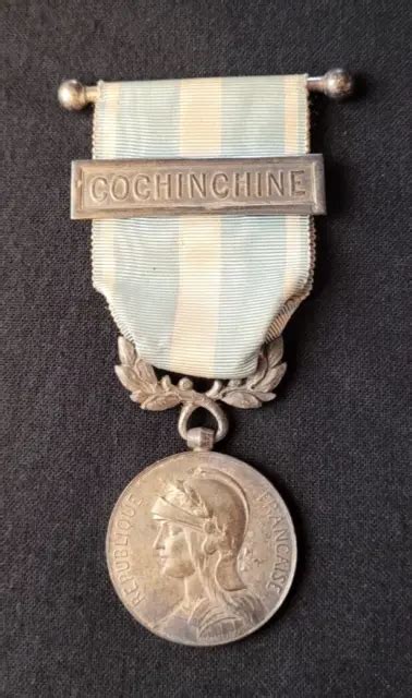 MÉDAILLE COLONIALE COCHINCHINE 1857 1862 French Colonial Medal Cochin