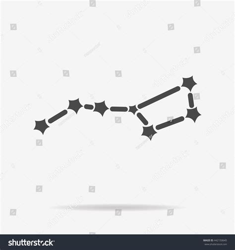 Constellation Ursa Major Big Dipper Icon 库存矢量图免版税442150645 Shutterstock